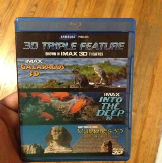 3D TRIPLE FEATURE IMAX: *Galapagos*, *Into Deep Sea*, *Mummies*