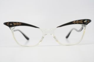 Cat Eye Eyeglasses Vintage Pointy Cat Eye Glasses Retro 1950S