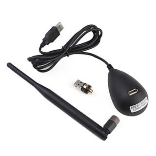 802.11n/b/g 150Mbps USB Wireless Adapter mit abnehmbarer Antenne