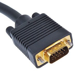 USD $ 10.09   Gold Plated HD15 Male to HD15 + 3RCA Female Splitter