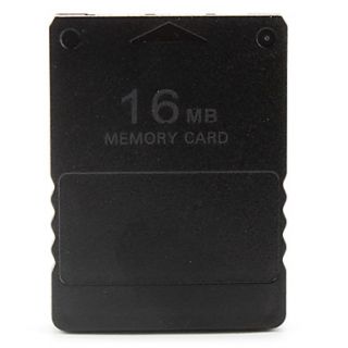 USD $ 5.39   16MB Memory Card for PS2 (Black),