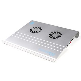  Cooling Pad silenciosa com 4 portas USB 2.0 Hub para 9 15 Laptop