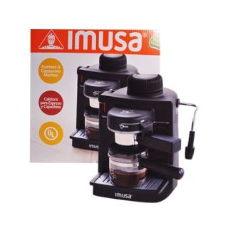 Imusa GAU 18200 Espresso Cappuccino Maker Stylish Design, Frother
