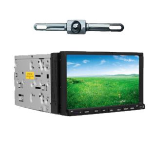 HD LCD 2 DIN in Car Radio DVD Player Am FM Steering Wheel USB RDS