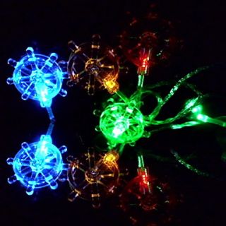 4M 2.5W 20 LED Colorful Light Wind Wheel Design String Fairy Lamp (110