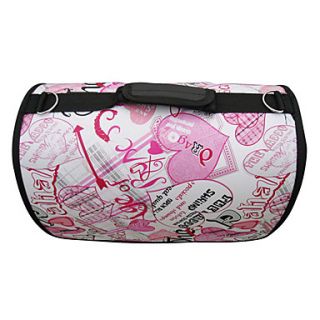 USD $ 27.89   Graffiti Heart Portable Outdoor Dog Cat Carrier For Pets