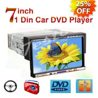 D2208 7 in Dash Car DVD Stereo Touch Screen Radio Deck