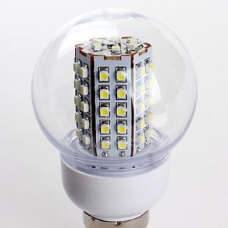 b22 66 3528 SMD 3.5W 430lm 5500 6500k branco natural lâmpada LED Ball