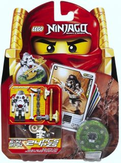 Lego 2174 Ninjago Kruncha Minifig Minifigure with Spinner and Battle
