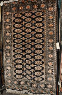 New 5x8 Bokhara Wool Area Rug Handmade in Pakistan