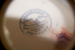 Nemadji Indian River Pottery Vase USA