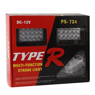 USD $ 33.69   Type R Blue and Red Warning Strobe Light for All