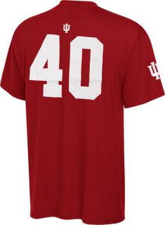 Indiana Hoosiers Adidas Youth Cardinal 40 Basketball Player T Shirt