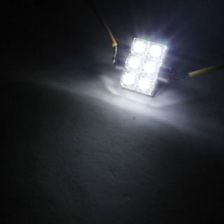 31mm 4.5W 5050 SMD 9 led wit licht festoen lamp voor auto lampen (DC