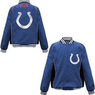 Indianapolis Colts NFL Zip Down Microfiber Jacket Large