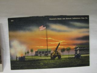 Set WWII Era Postcards Fr Indiantown Gap PA Army Base