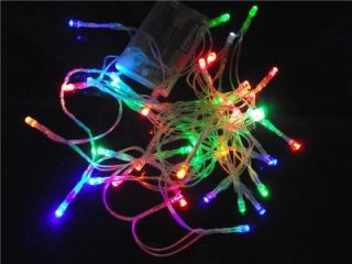  Tree Wedding Party 3M 30 LED String Lights on Battery Colorful Light
