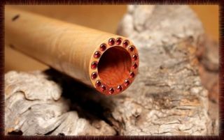 juniper native american flute with warm springs juniper block