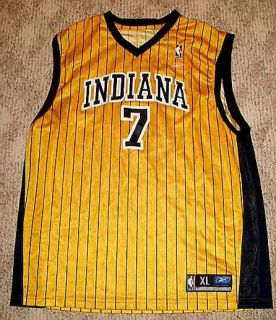 Indiana Pacers Jermaine ONeal Basketball Jersey 7 Mens XL Reebok NBA