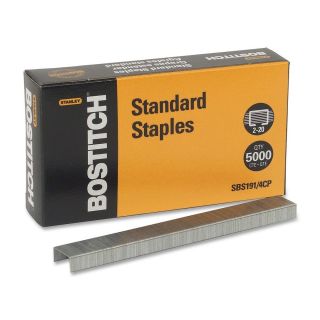 Bostitch Standard Chisel Point Staples 5 000 per Box 12 Boxes