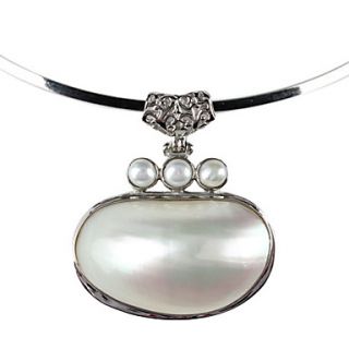 EUR € 6.43   belle cauris collier de perles de style elliptique pour