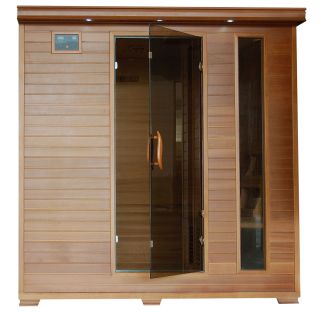  Red Cedar Indoor Infrared Sauna Carbon Heater Heatwave Saunas