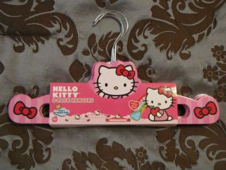 Sanrio Hello Kitty Kids Baby Infant Clothing Hangers Wood with Metal