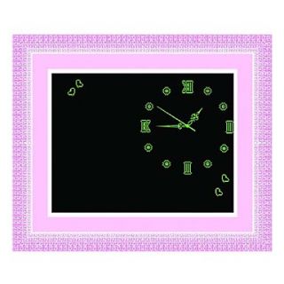 USD $ 14.49   DIY Couple Pattern Fluorescent Cross Stitch Clock,