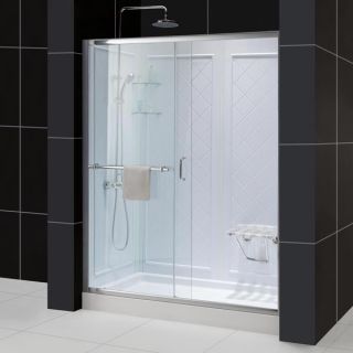 Shown with INFINITY PLUS shower door and QWALL 5