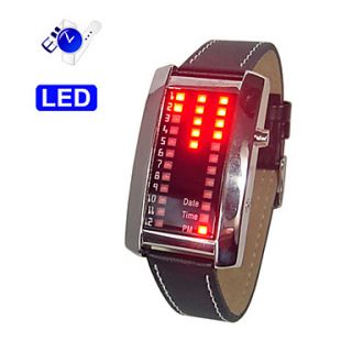 USD $ 15.49   Cyber Design   The Future Red LED Watch,