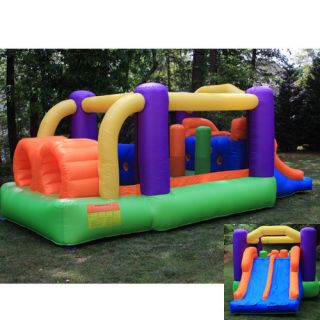 Obstacle Speed Racer Inflatable Bounce House Used