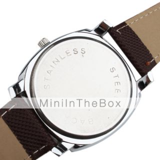 EUR € 5.51   Mode Quarz Armbanduhr mit Kaffee pu Band, alle Artikel