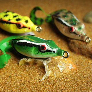 Snakehead Frog Water Surface Plastic Fishing Lure 50MM 10G(1pc/Color