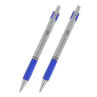  Mate Design RT Ballpoint Pens, Blue Ink, Medium Point, 1.0 mm, 2/Pens