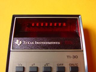  Calculator Collection Texas Instruments TI 30 You Want This One