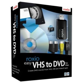 Sonic Solutions Roxio Easy VHS to DVD with USB 2 0 TV Video Capture