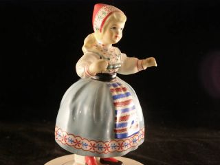 Porcelain Doll Music Box Schmid International Collectible Collectable