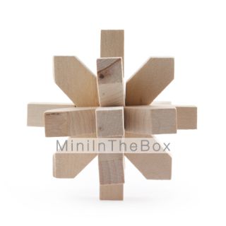 USD $ 3.59   Round Wooden Pull Apart IQ Puzzle(18 pcs),
