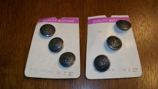   Buttons Lot of 2 Cards Exquisit Schner Block Co Inwood NY Toronto