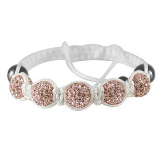 EUR € 6.61   Shamballa pur style perles de cristal de couleur blanc