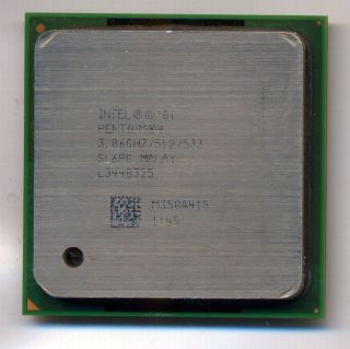 Intel Pentium 4 3 06GHz socket 478 CPU SL6PG 512 533 HT Top Northwood