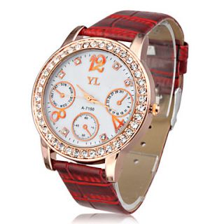 USD $ 4.59   New Red Special Band Quartz Wrist Watch,