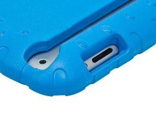 Children Kids Thick Foam iPad Cover Case Stand with Handle Blue