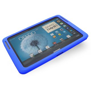  Silicone Protector Case Cover Skin for Samsung Galaxy Note 10.1   Blue