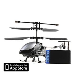Helicopter with Gyro Control for iPhone/iPad/iPod Touch (Black)