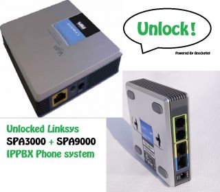  Linksys SPA9000 SPA3000 IP PBX Ippbx Phone System Gateway PSTN