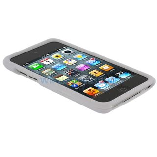 White Hard Case Accessory for iPod Touch 4th Gen 4G 4