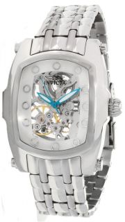 Invicta 1240 Lupah Skeleton Mechanical Stainless Steel Mens Watch