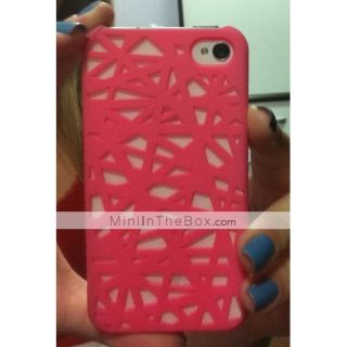 USD $ 2.69   Unique Mesh Protective Case for iPhone 4(Pink),