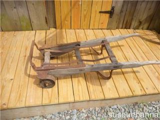 Antique cast iron wheels HAND TRUCK DOLLY  for loading your freight